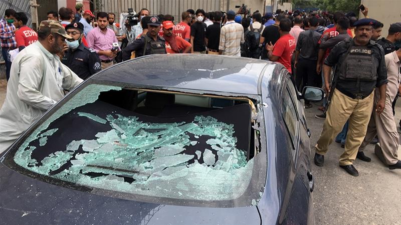 पाकिस्तान स्टक एक्सचेन्जमा आक्रमण, कारबाहीमा चार जनाको मृत्यु