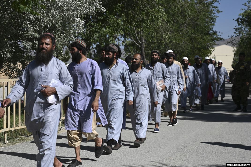 पाँच सय तालिबानी जेलमुक्त