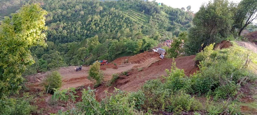 गुल्मीमा पहिरो, एकै घरका चार जनाको मृत्यु