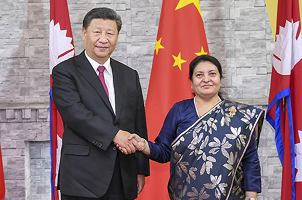 नेपाल-चीन सम्बन्धलाई अग्रगति दिन इच्छुक छौँ : चिनियाँ राष्ट्रपति