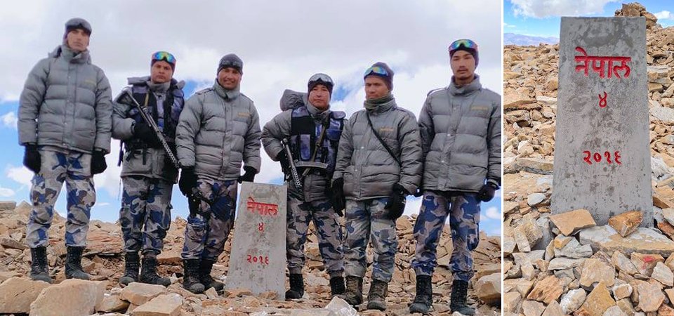 नेपाल र चीनको सिमाना नुमुच्चेमा रहेको चार नम्बर सिमास्तम्भमा 'बिओपी' पुग्न सफल