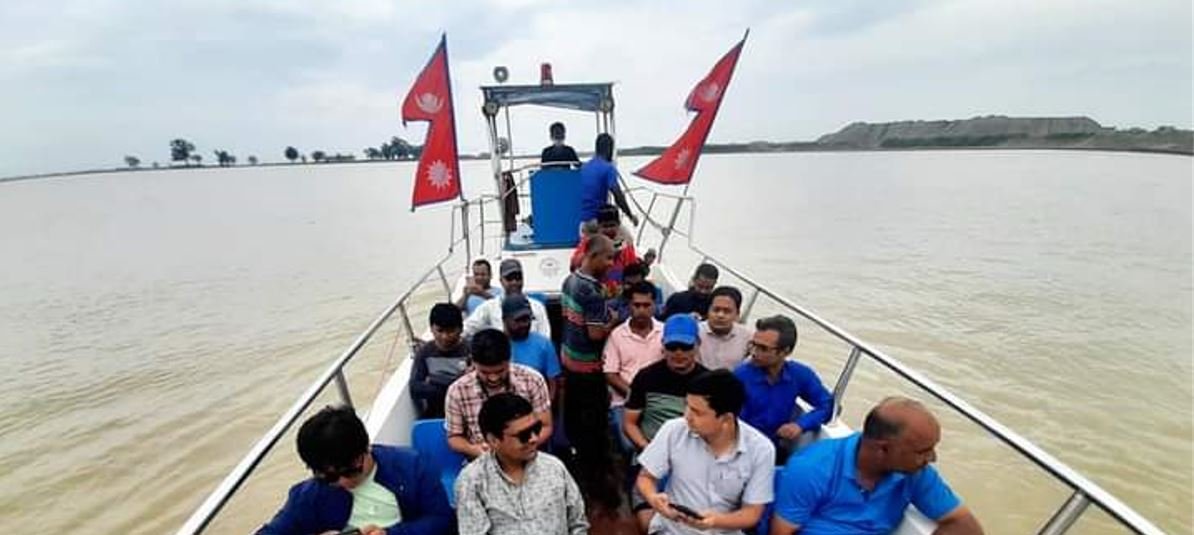 देशकै ठूलो मानवनिर्मित तालमा चल्न थाल्यो जेटबोट