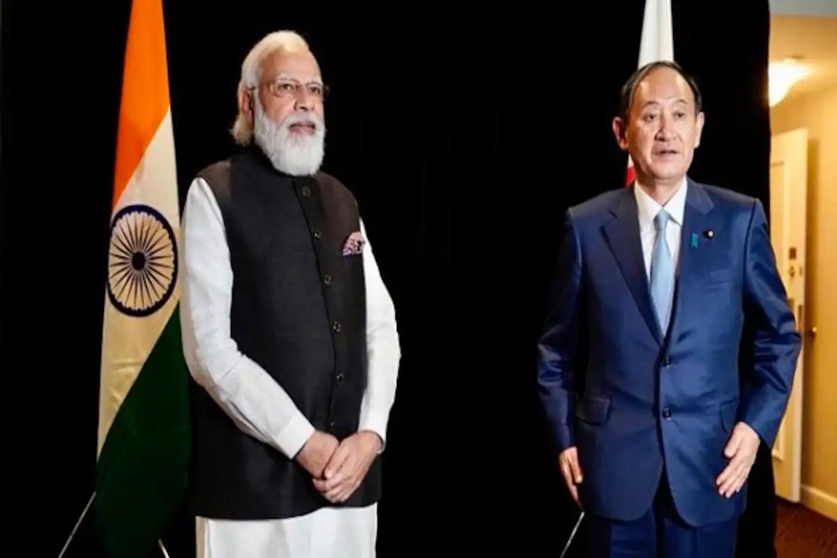 भारतीय प्रधानमन्त्री मोदी र जापानी प्रधानमन्त्री सुगाबीच वार्ता