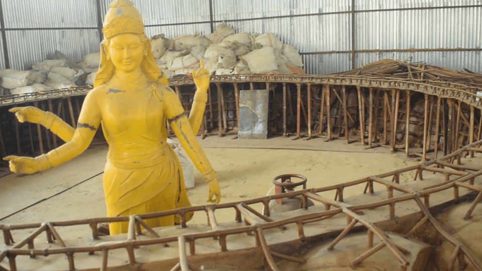 नेपाल आमाको मूर्ति निर्माणका लागि धातुको अभाव हुँदै   