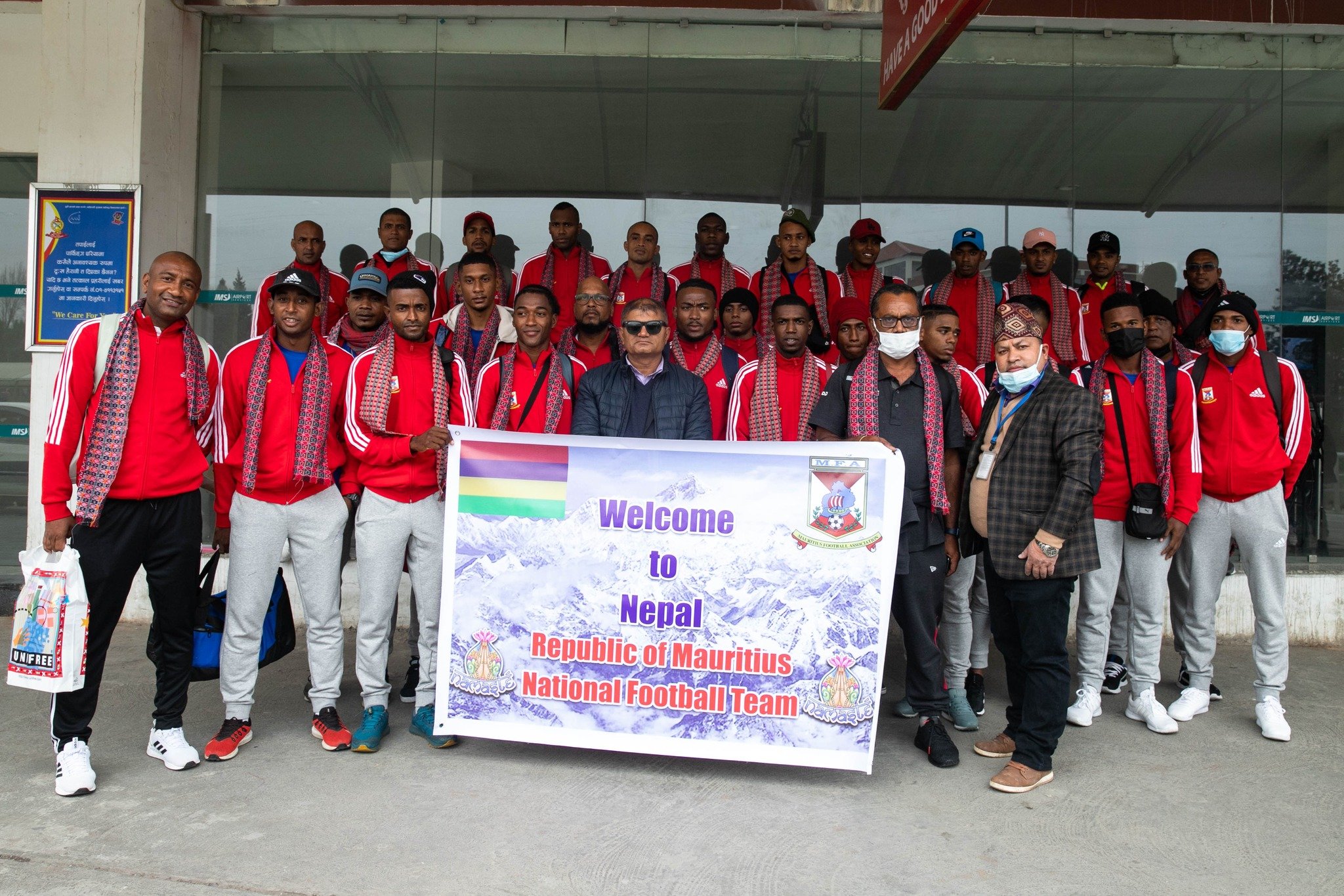 मोरिसस फुटबल टोली काठमाडौँमा