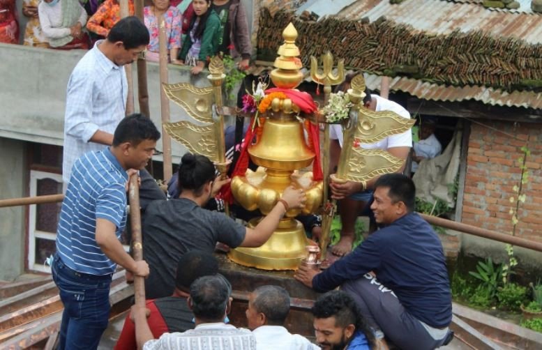 नवदूर्गा मन्दिर पुनःनिर्माण सम्पन्न, साे क्षेत्रलाई संग्रहालय बनाउने तयारी