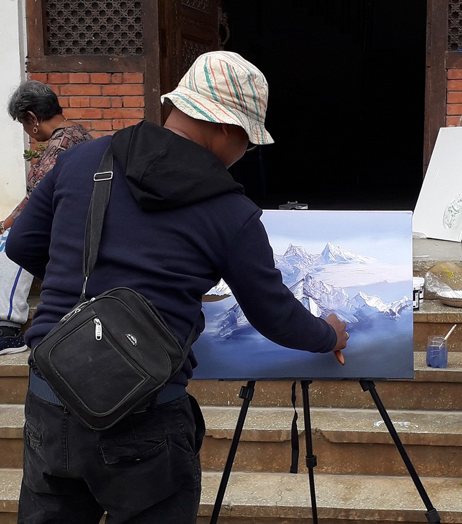 नेपाल आर्ट फेस्टिभलमा एक सय चित्रकला प्रदर्शन