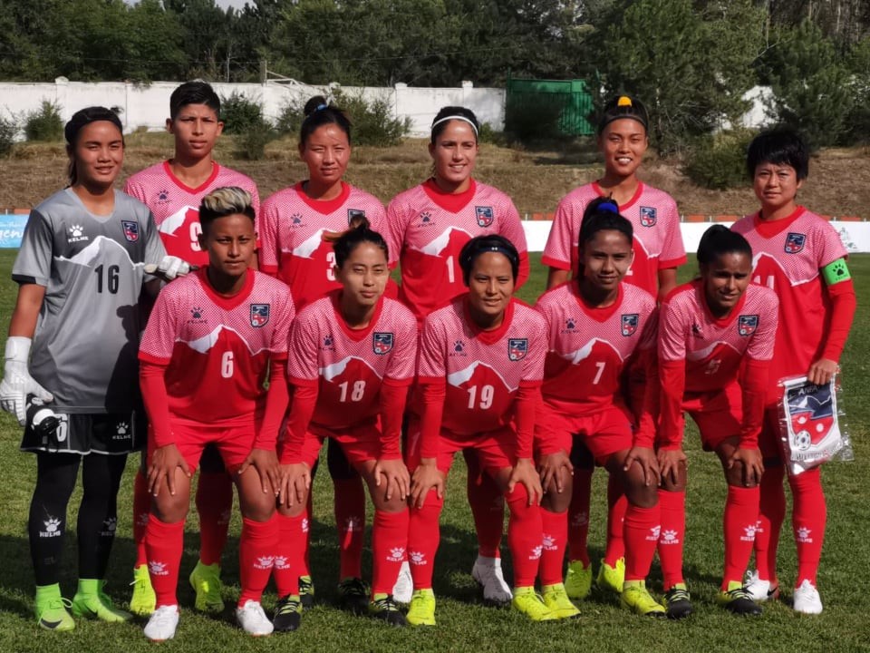 नाडेज्दा कप महिला फुटबलमा नेपाल उज्बेकिस्तानसँग २–० ले पराजित